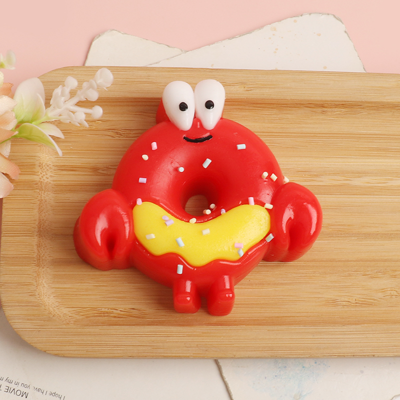 Crab Donut Squishy Toy
